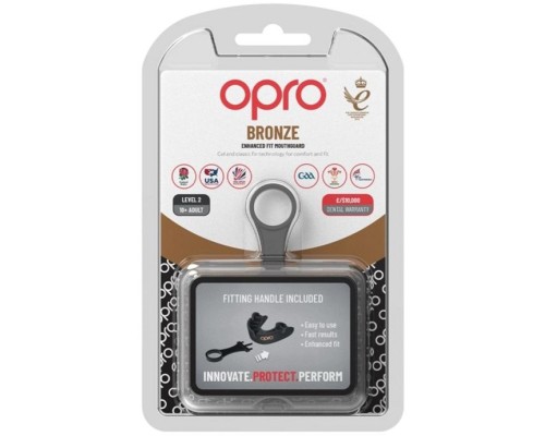 Капа Opro Bronze дитяча (вік до 10) Red (art.102501003) (Bronze_JR_Red)
