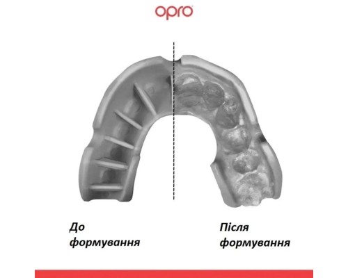 Капа Opro Bronze дитяча (вік до 10) Red (art.102501003) (Bronze_JR_Red)