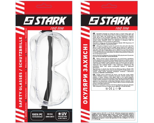 Захисні окуляри Stark SG-07C прозорі (515000010)