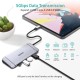 Концентратор Choetech USB-C 9-in-1 (HUB-M15-GY)