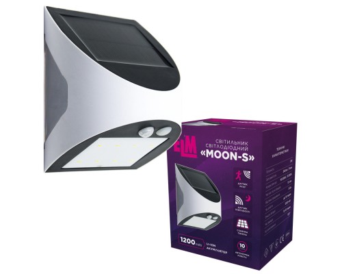 Прожектор ELM MOON S-3 10K IP54 (з датчиком руху та освітлення) (26-0119)