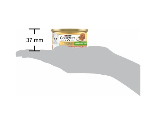 Паштет для котів Purina Gourmet Gold. З качкою, морквою і шпинатом. Шматочки в паштеті 85 г (7613033728778) Паштет для котів Purina Gourmet Gold. З качкою, морквою і шпинатом. Шматочки в паштеті 85 г (7613033728778)