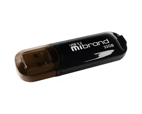 USB флеш накопичувач Mibrand 32GB Marten 32GB Black USB 3.2 Gen1 (MI3.2/MA32P10B) 