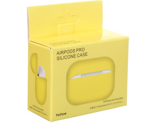 Чохол для навушників Armorstandart Ultrathin Silicone Case для Apple AirPods Pro Yellow (ARM55963) Чохол для навушників Armorstandart Ultrathin Silicone Case для Apple AirPods Pro Yellow (ARM55963)