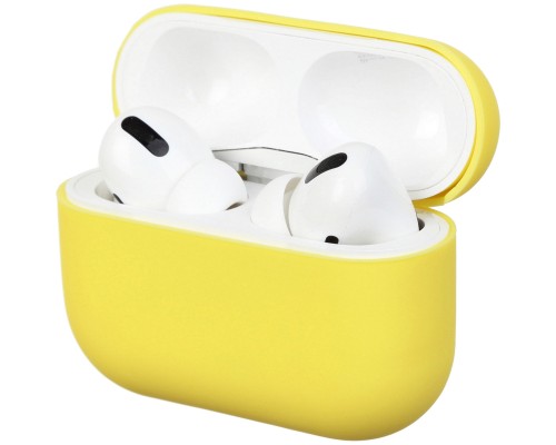 Чохол для навушників Armorstandart Ultrathin Silicone Case для Apple AirPods Pro Yellow (ARM55963) Чохол для навушників Armorstandart Ultrathin Silicone Case для Apple AirPods Pro Yellow (ARM55963)