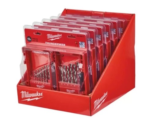 Набір свердл Milwaukee по металу HSS-G THUNDERWEB 19 шт (4932352375)