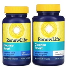 Трави Renew Life Очищення та детокс, 30-денна програма, Advanced Cleanse Smart, 2 (REN-53450)
