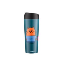 Термокружка Ardesto Coffee Тime Red Cat 450 мл Синя (AR2645CG)