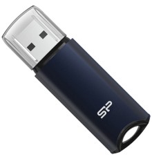 USB флеш накопичувач Silicon Power 64GB Marvel M02 Aluminum Blue USB 3.2 (SP064GBUF3M02V1B)