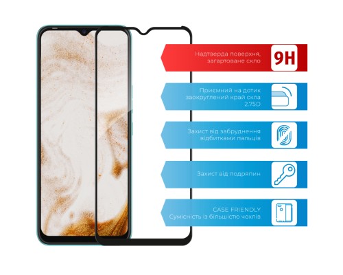 Скло захисне ACCLAB Full Glue Tecno Spark 8 (1283126533075)