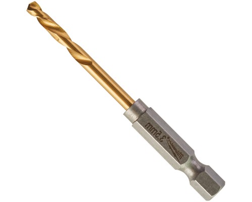 Свердло Milwaukee по металу RedHEX HSS-G TiN, 3,5 мм (2шт) (48894707)