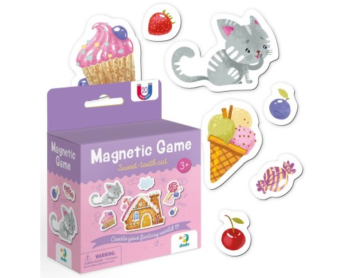 Навчальний набір DoDo Магнітна гра Котик-ласунчик (200233)