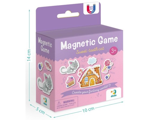 Навчальний набір DoDo Магнітна гра Котик-ласунчик (200233)