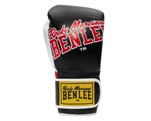 Боксерські рукавички Benlee Bang Loop Шкіра 12oz Чорно-червоні (199351 (Black Red) 12 oz.)