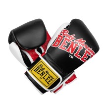 Боксерські рукавички Benlee Bang Loop Шкіра 12oz Чорно-червоні (199351 (Black Red) 12 oz.)