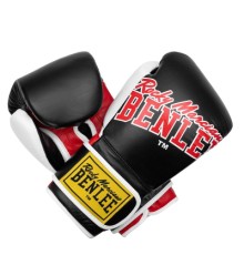 Боксерські рукавички Benlee Bang Loop Шкіра 12oz Чорно-червоні (199351 (Black Red) 12 oz.)