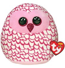 М'яка іграшка Ty Squish-a-Boos Рожева сова Pinky 20 см (39300)