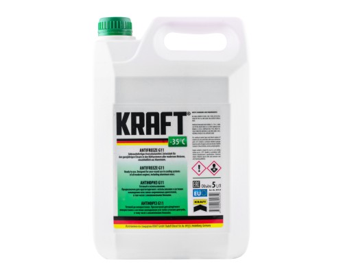 Антифриз KRAFT G11 -35 (зелений) 5 л (KF121)