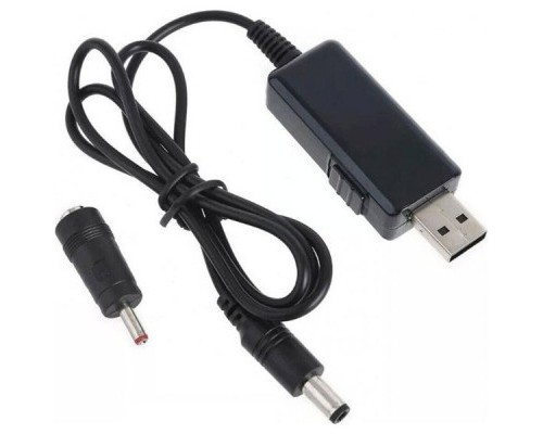 Кабель живлення USB-AM to 5.5/3.5mm 9/12V 0.8m Maxxter (UB-DC9/12-0.8M)