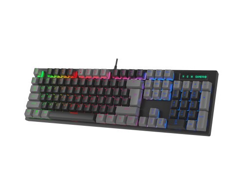 Клавіатура GamePro MK105B LED Red Switch USB Black (MK105R)