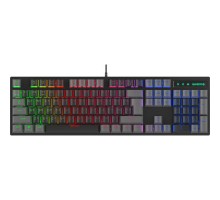 Клавіатура GamePro MK105B LED Red Switch USB Black (MK105R)