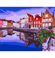 Картина по номерам Santi Сонячний Амстердам 40х50 см (954736)