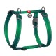 Шлея для собак WAUDOG Nylon Mono з QR-паспортом, пластиковий фастекс L зелена (527418)