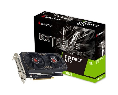 Відеокарта GeForce GTX1650 4096Mb Biostar (VN1656XF41)