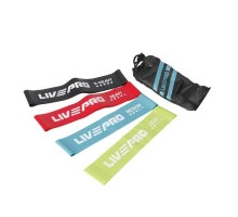 Еспандер LivePro Resistance Loops Bands LP8412 Набір фітнес гумок 4шт (6951376101355)