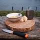 Ложка-виделка туристична Naturehike NH19C001-J сіра з мішечком (6927595734759)
