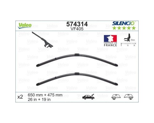 Щітка склоочисника Valeo 574314