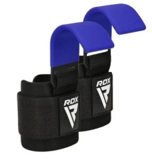 Гаки для тяги на зап'ястя RDX W5 Gym Hook Strap Blue Plus (WAN-W5U+)