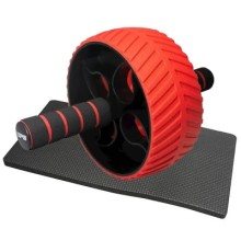 Ролик для преса Power System PS-4107 Full Grip AB Red + килимок Red/Black (4107RD-0)