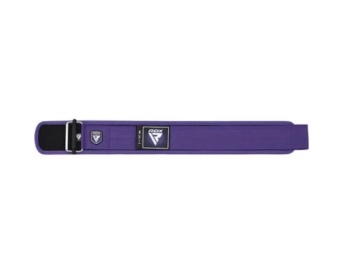 Атлетичний пояс RDX RX1 Weight Lifting Belt Purple XS (WBS-RX1PR-XS)