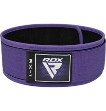 Атлетичний пояс RDX RX1 Weight Lifting Belt Purple XS (WBS-RX1PR-XS)