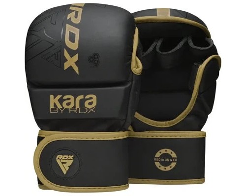 Рукавички для MMA RDX F6 Kara Matte Golden Plus L/XL (GSR-F6MGL-L/XL+)