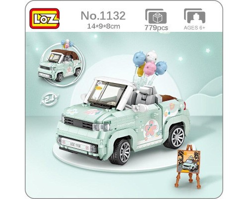 Конструктор LOZ mini Міні-кабріолет (1132)