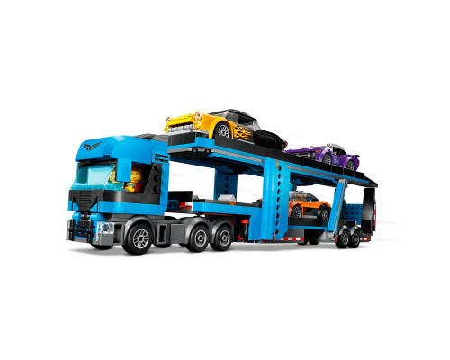 Конструктор LEGO City Вантажівка-транспортер зі спортивними авто (60408)