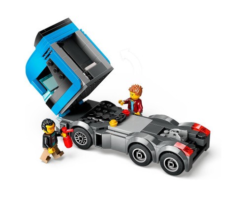 Конструктор LEGO City Вантажівка-транспортер зі спортивними авто (60408)