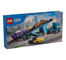 Конструктор LEGO City Вантажівка-транспортер зі спортивними авто (60408)