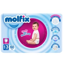Підгузки Molfix Трусики 3 midi 6-11 кг 60 шт (8690536842704)
