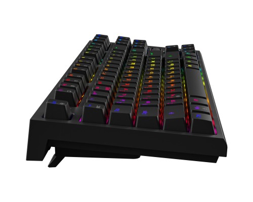 Клавіатура GamePro MK180B Hot-Swap Red Swich RGB USB UA Black (MK180B)