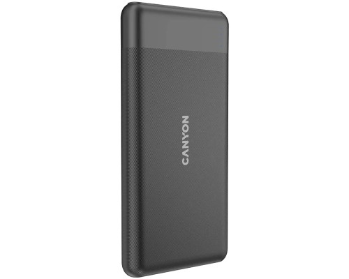 Батарея універсальна Canyon PB-109 10000 mAh PD/18W QC/3.0/20W Black (CNE-CPB1009B) 