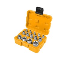 Набір головок Tolsen ПРОФІ торцевих, внутрішній Torx Е4-Е24, 14 шт. (15514)