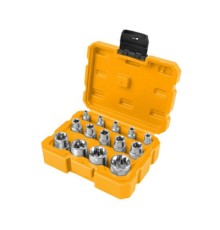 Набір головок Tolsen ПРОФІ торцевих, внутрішній Torx Е4-Е24, 14 шт. (15514)