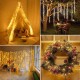 Гірлянда ColorWay Кластер LED 200 6 м 8 функцій Мідна струна Теплий колір 220 V (CW-G-200L6VC)