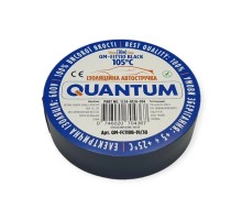 Ізоляційна стрічка Quantum black 19мм/30м (QM-FC110B-19/30)