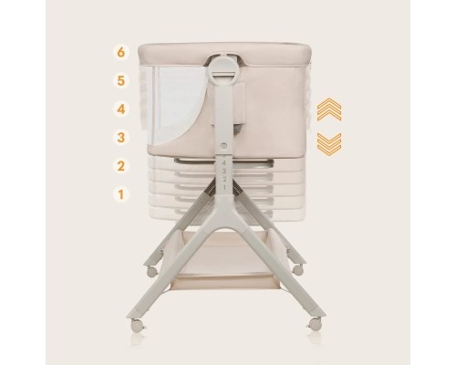 Ліжечко Lionelo приставна LEONIE PLUS BEIGE SAND (LO-LEONIE PLUS BEIGE SAND)