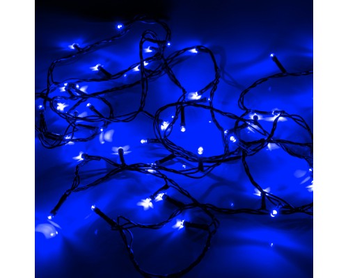 Гірлянда YES! Fun Нитка 70 LED Синя 4.9 м 8 режимів миготіння (974843)