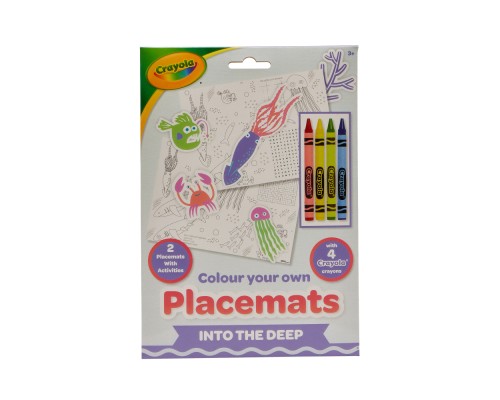 Набір для творчості Crayola Підложки-розмальовки 